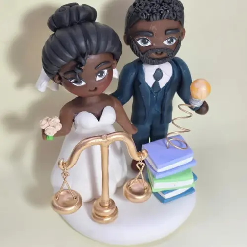 Noivos em Biscuit Personalizado