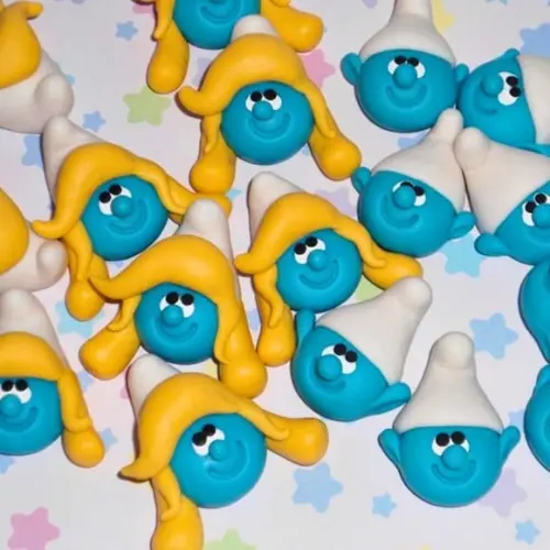 Smurfs Aplique para Lembrancinhas