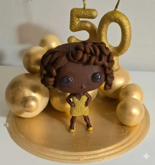 Topo de Bolo Diva 50 Anos