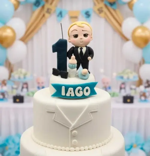 Topo de Bolo Poderoso Iago