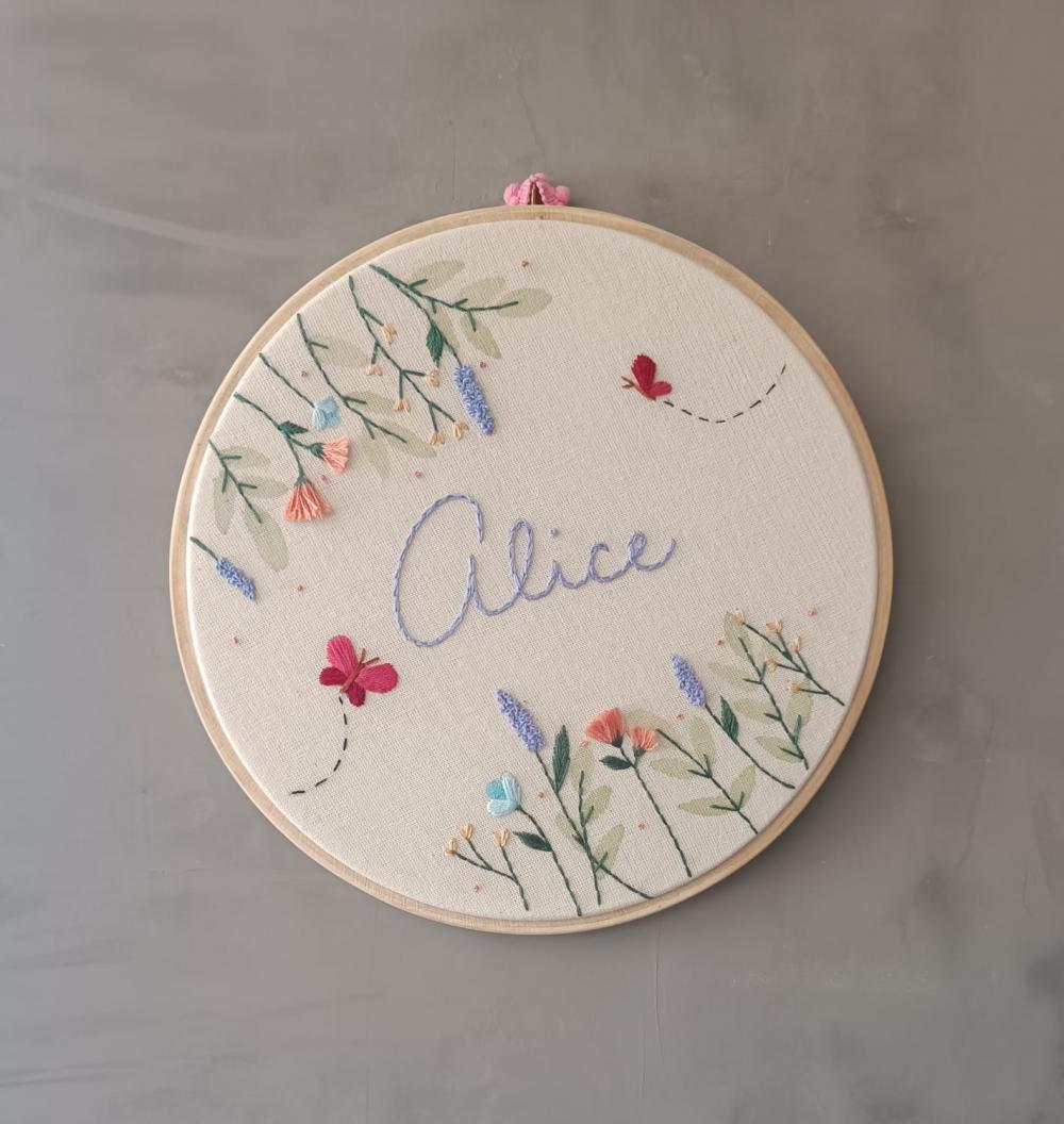 Porta Maternidade Bordado Personalizado