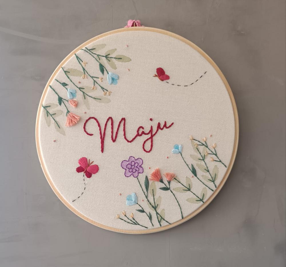 Porta Maternidade Bordado Personalizado