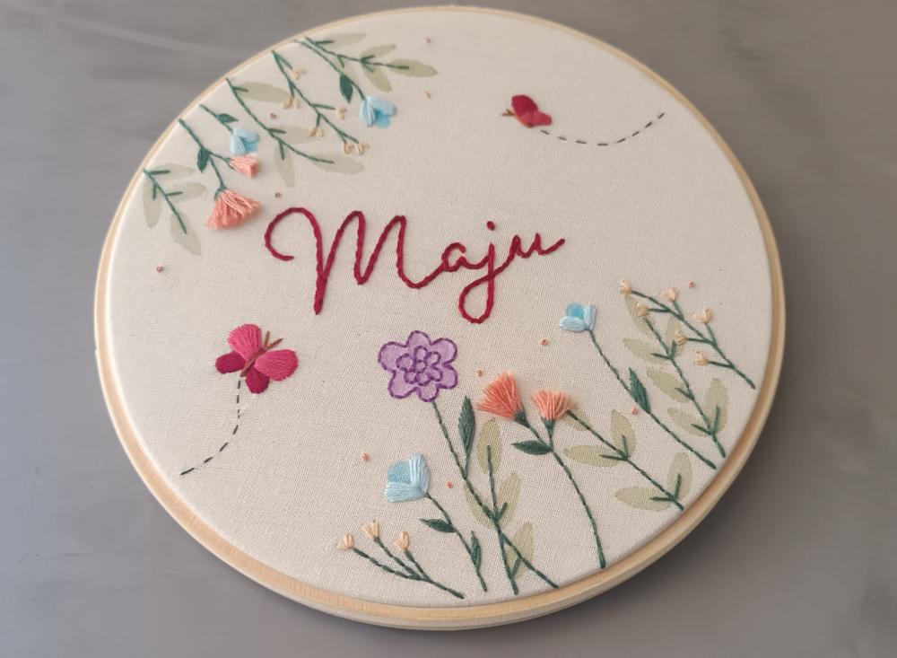 Porta Maternidade Bordado Personalizado