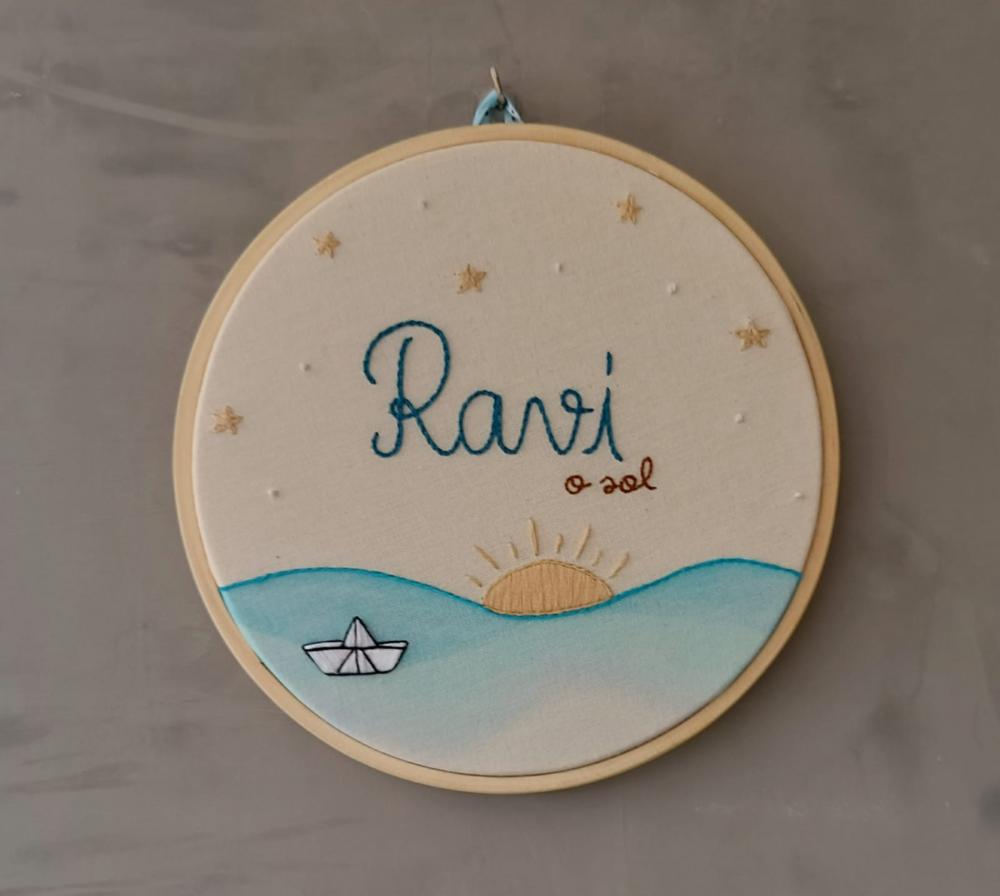 Porta Maternidade Bordado Personalizado
