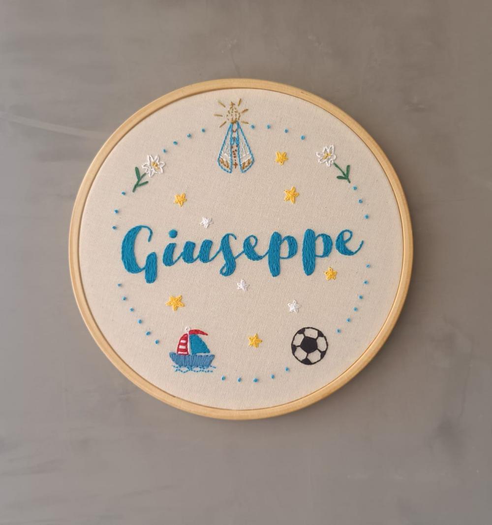 Porta Maternidade Bordado Personalizado