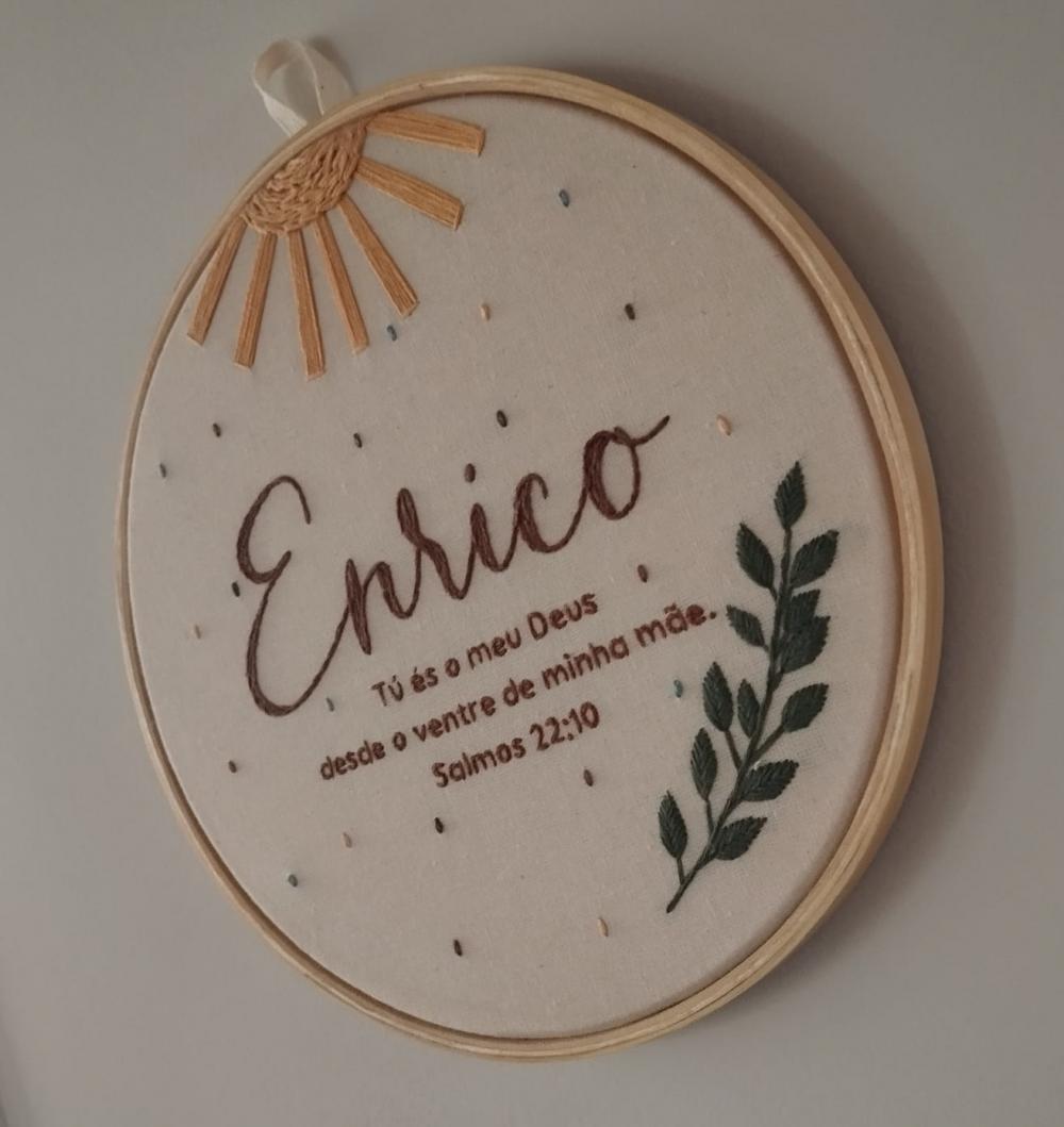 Porta Maternidade Bordado Personalizado