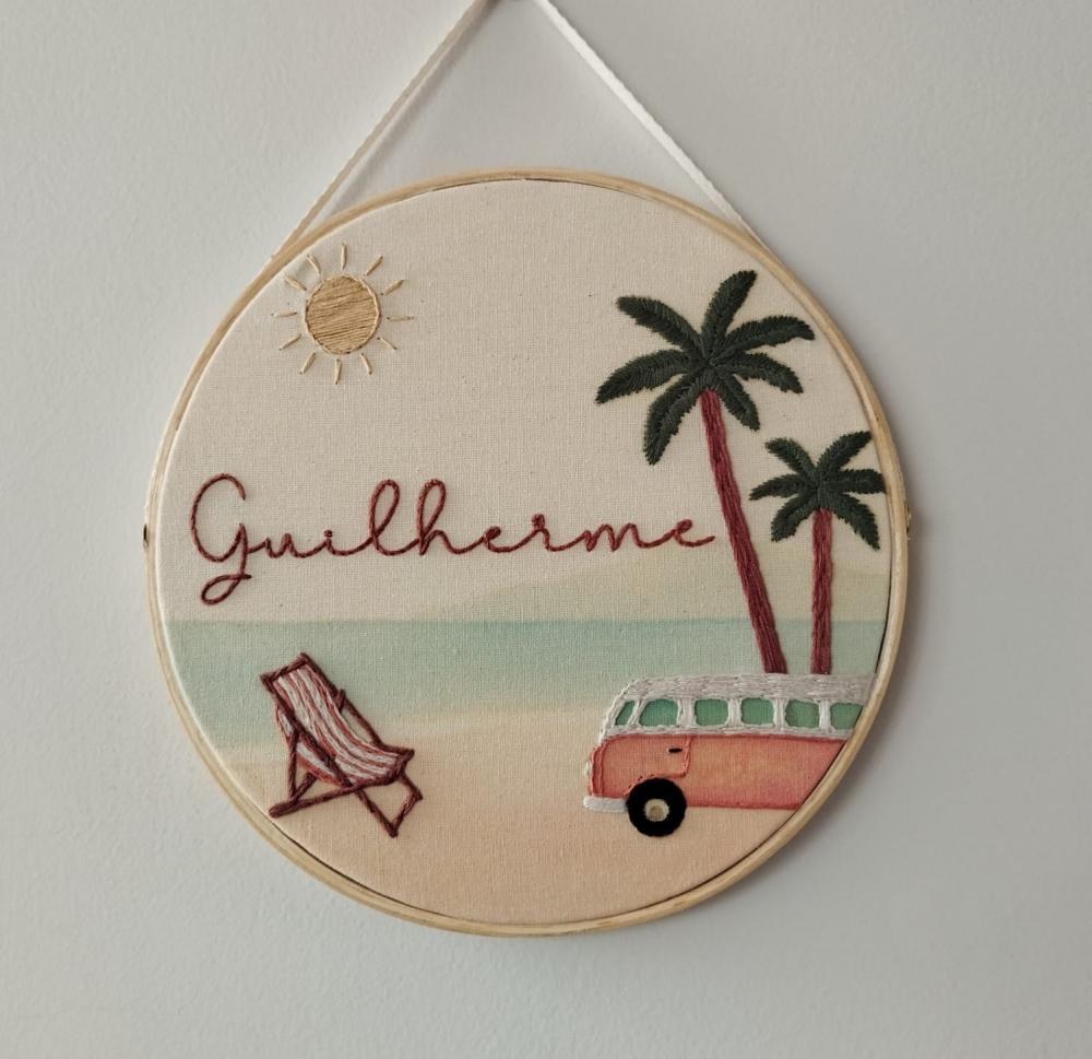 Porta Maternidade Bordado Personalizado