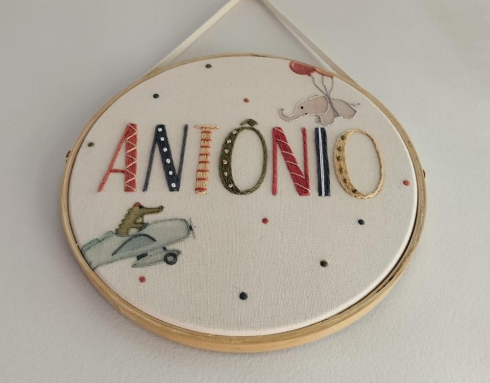 Porta Maternidade Bordado Personalizado