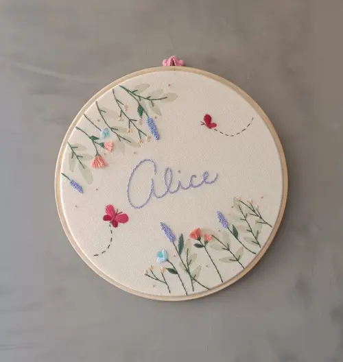 Porta Maternidade Bordado Personalizado