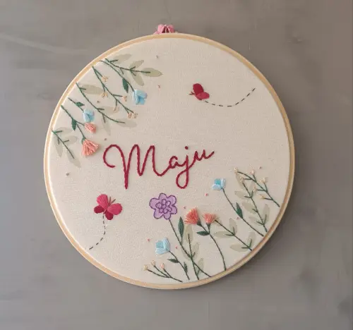 Porta Maternidade Bordado Personalizado