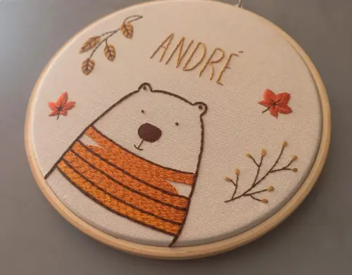 Porta Maternidade Bordado Personalizado