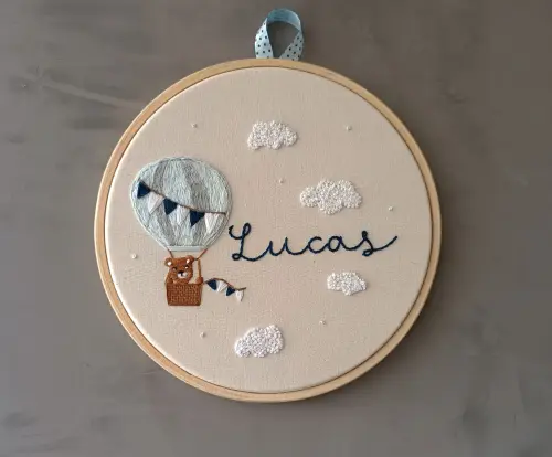 Porta Maternidade Bordado Personalizado