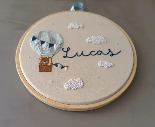 Porta Maternidade Bordado Personalizado