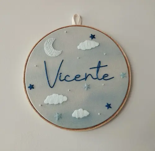 Porta Maternidade Bordado Personalizado