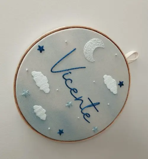 Porta Maternidade Bordado Personalizado