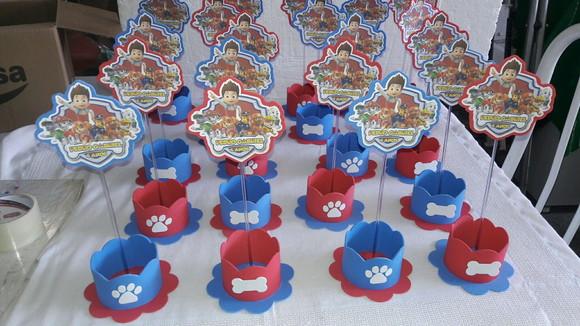Centro de Mesa Patrulha Canina