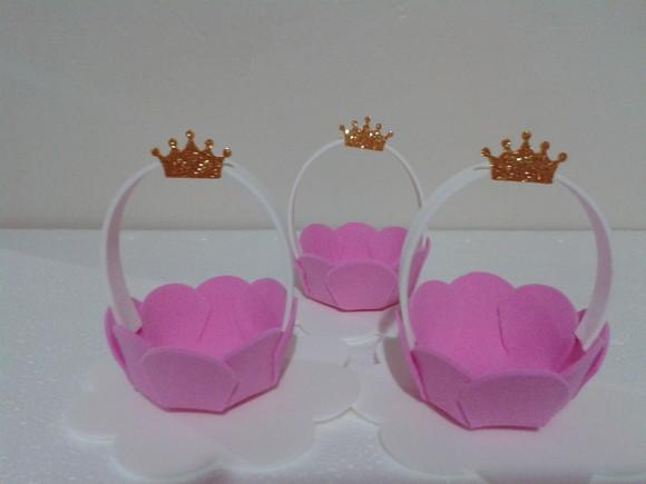 Cestinha Porta Bombom Princesa
