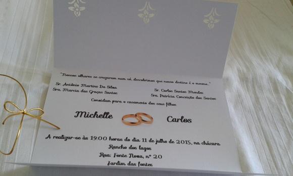 Convite de Casamento