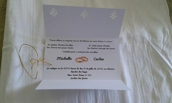 Convite de Casamento