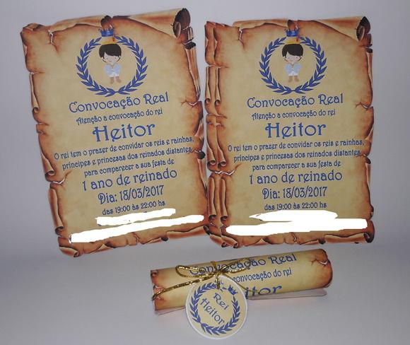 Convite Pergaminho