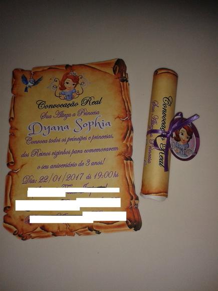 Convite Pergaminho