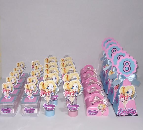 Kit Personalizado Arlequina 60 Itens
