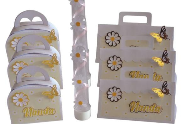 Kit Personalizado Jardim das Margaridas