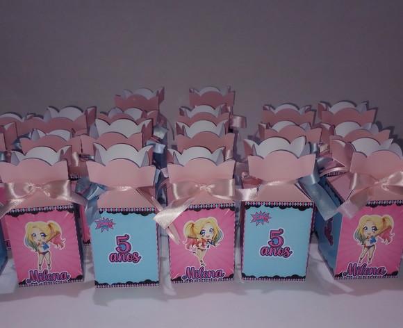 Kit Personalizado Arlequina 60 Itens
