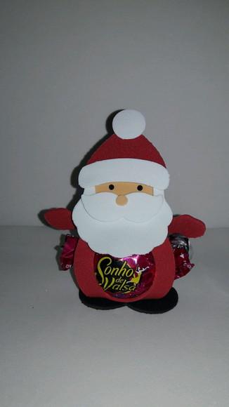 Porta Bombom Papai Noel