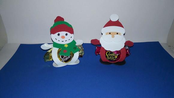 Porta Bombom Papai Noel