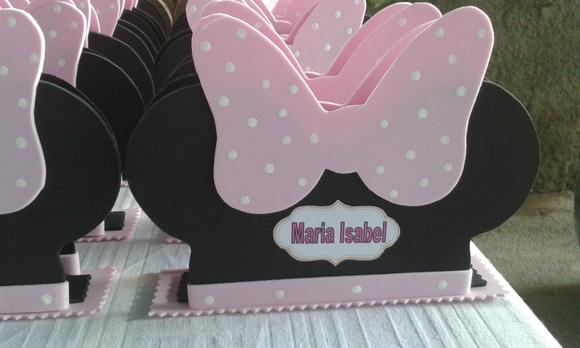 Porta Guardanapo Minnie Rosa