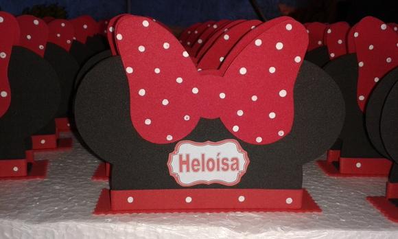 Porta Guardanapos Minnie Vermelha