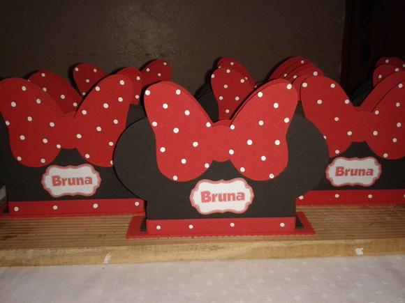 Porta Guardanapos Minnie Vermelha
