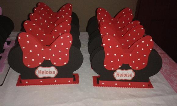 Porta Guardanapos Minnie Vermelha