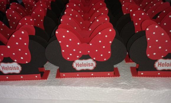 Porta Guardanapos Minnie Vermelha