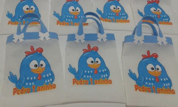 Sacolinha Galinha Pintadinha