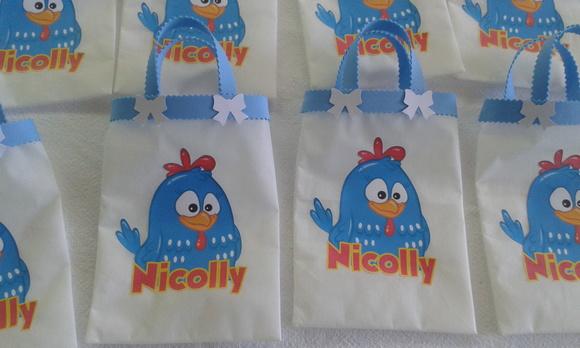 Sacolinha Galinha Pintadinha
