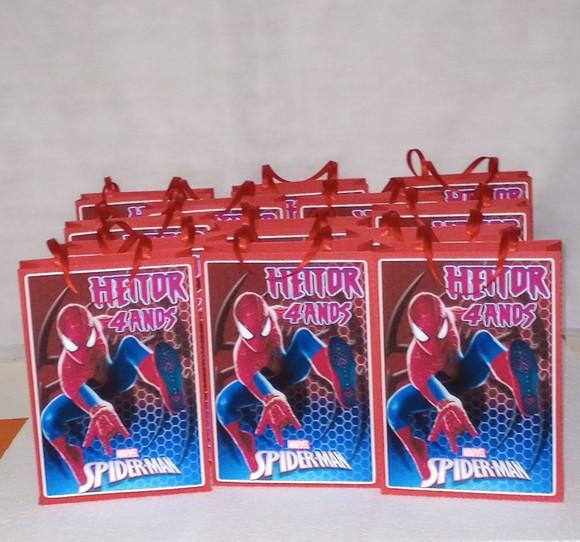 Sacolinha Homem Aranha