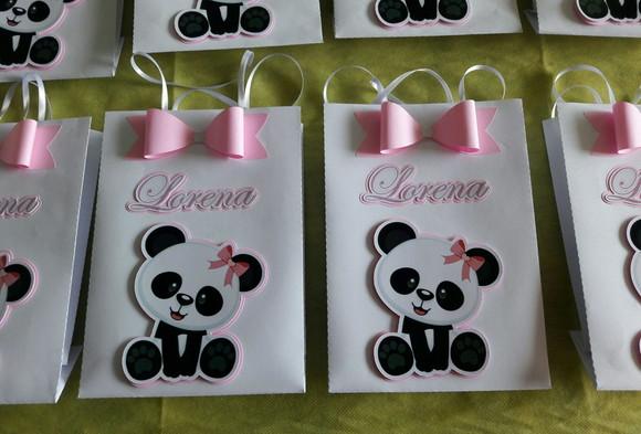 Sacolinha Personalizada Panda