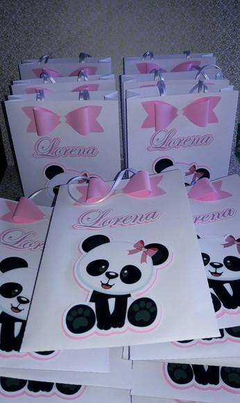 Sacolinha Personalizada Panda