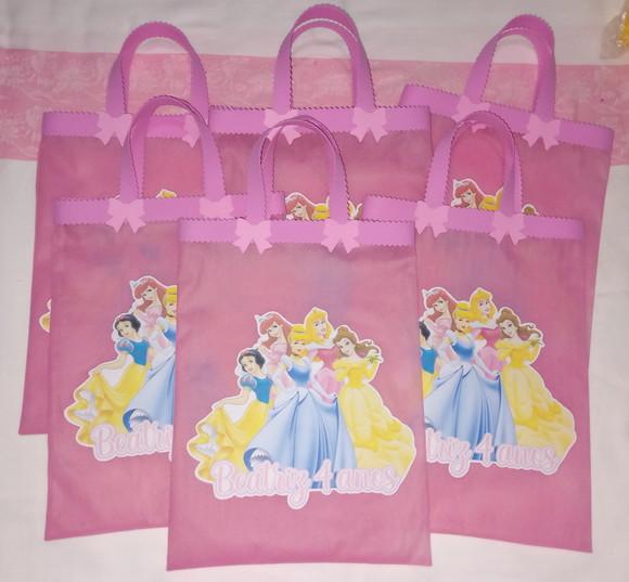 Sacolinha Personalizada Princesas