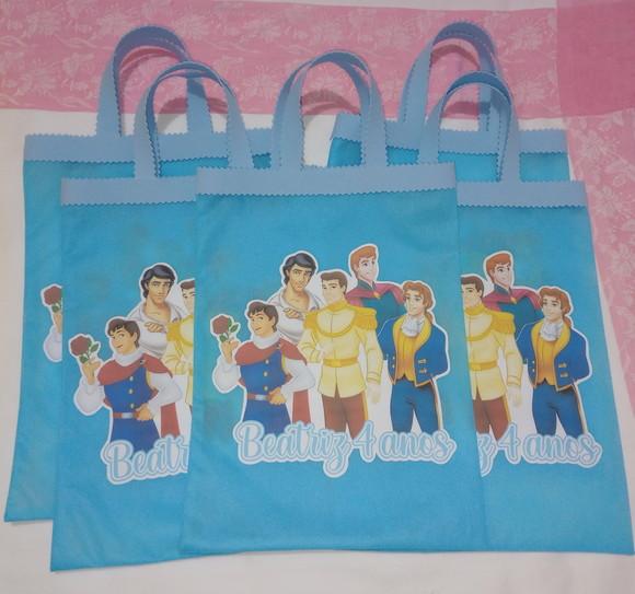 Sacolinha Personalizada Princesas