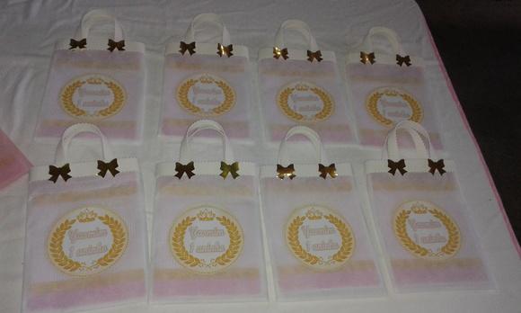 Sacolinhas Personalizadas Princesa coroa