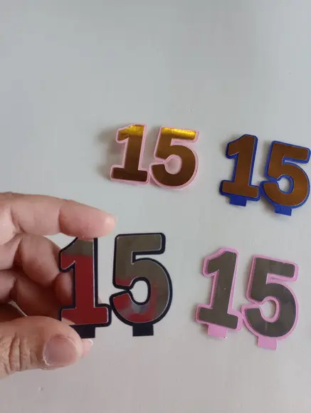 Apliques de Números para Lembrancinhas
