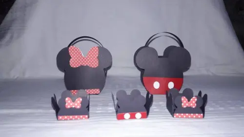 Bolsinha Minnie e Mickey
