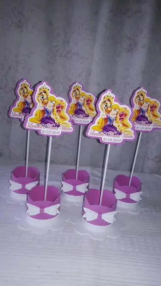 Centro de Mesa Rapunzel