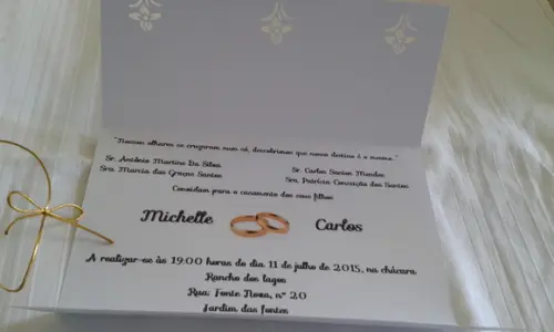 Convite de Casamento