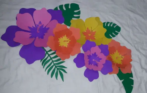 Flores de papel