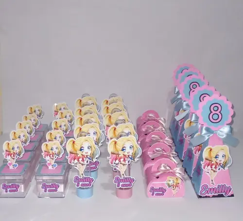 Kit Personalizado Arlequina 60 Itens