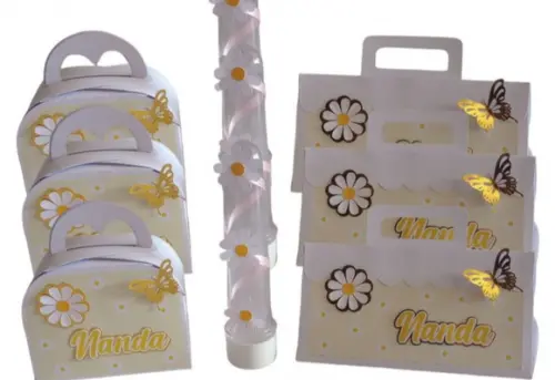 Kit Personalizado Jardim das Margaridas